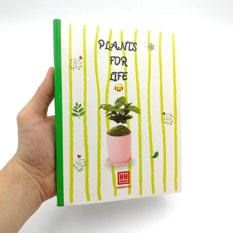 Vở Class Plants - 4 Ly Ngang 96 Trang ĐL 100g/m2 - Hồng Hà 0430 (Mẫu Màu Giao Ngẫu Nhiên)