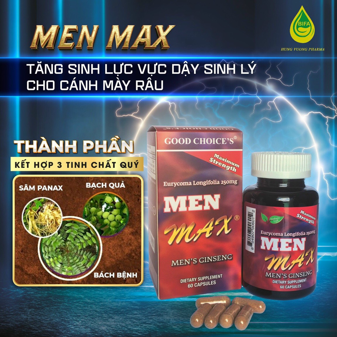 Sinh lý nam- Men Max