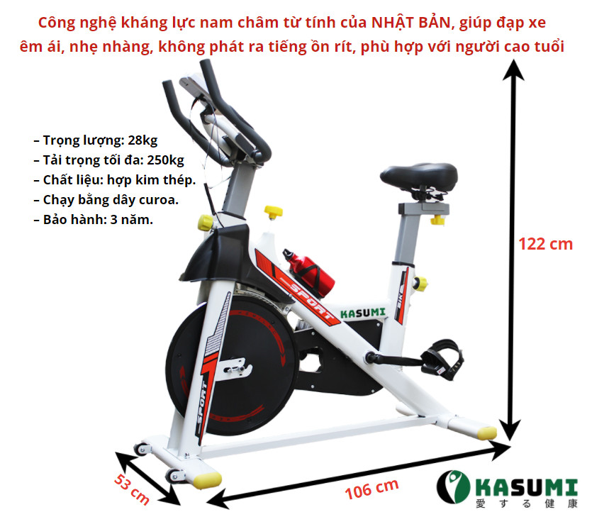 Xe đạp tập thể dục trong nhà, máy tập thể dục tại nhà tiện lợi