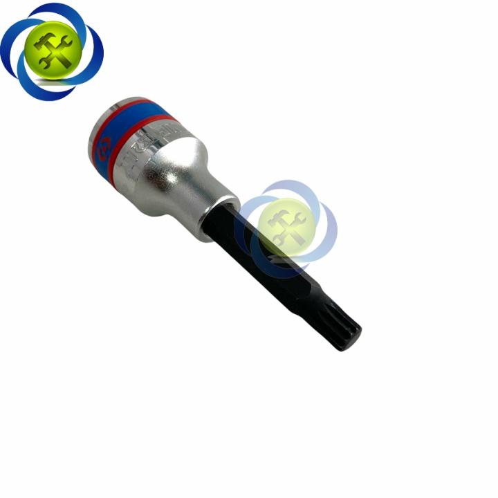 Đầu tuýp hình sao 12 cạnh M8 Kingtony 403608 dài 80mm loại 1/2