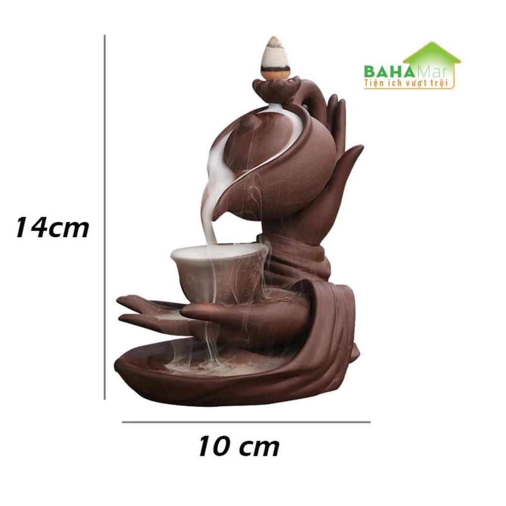 THÁC KHÓI TRẦM HƯƠNG CHẢY QUA ẤM TRÀ DÂNG PHẬT "BAHAMAR" Sáng tạo vẻ đẹp với phong cách điêu khắc, thú vị và hấp dẫn.