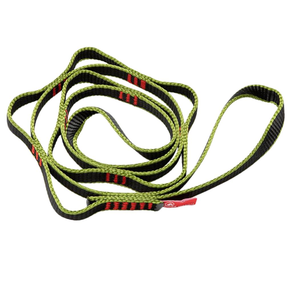 Daisy Chain Rope Looped Strong Straps 22 kN Climbing Nylon Daisy Chains Lanyard 43 Inches for Rock Climbing Tree Aborist Caving