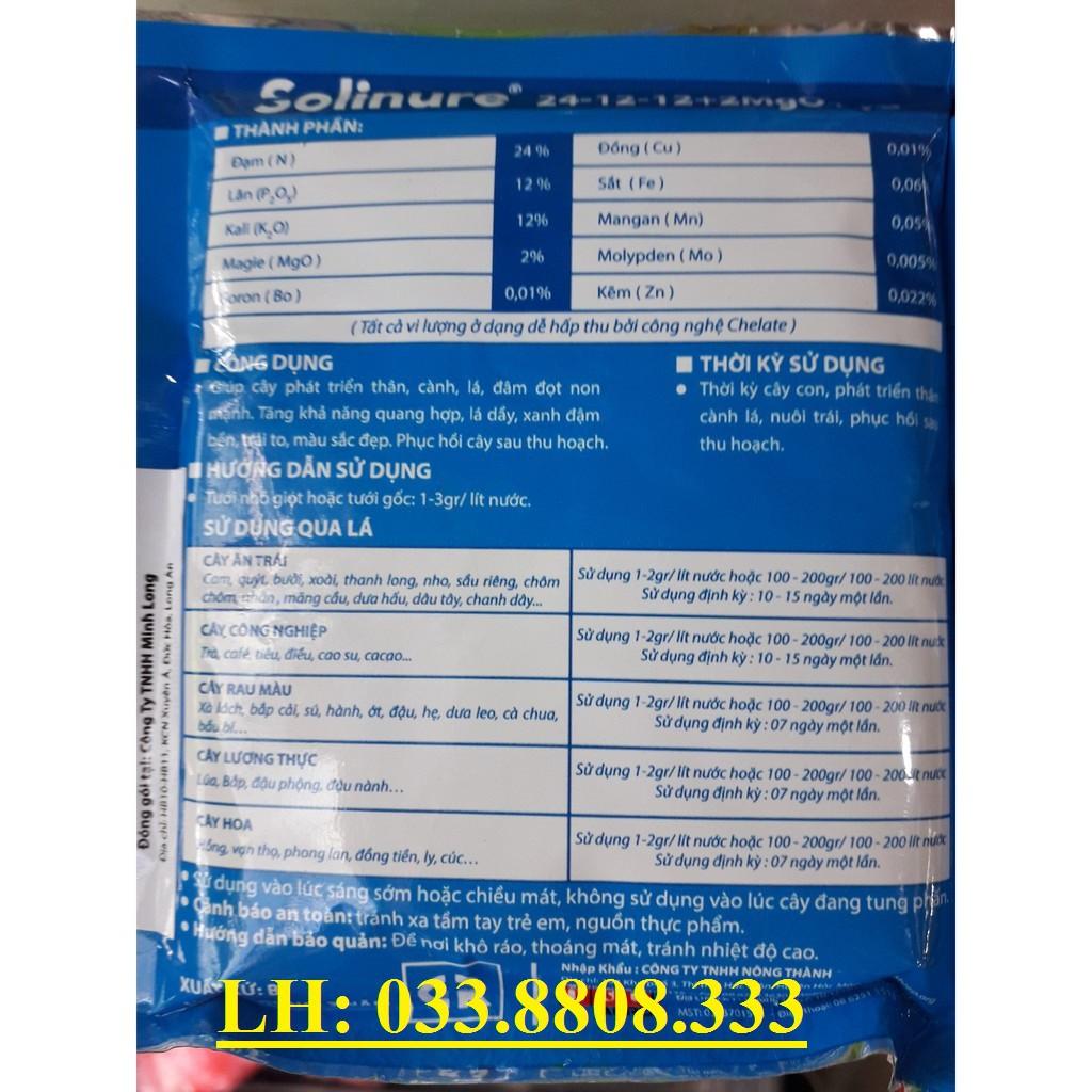 Combo 10 gói Phân bón lá đa trung vi lượng Đạm Cao 24-12-12+2mgO+TE