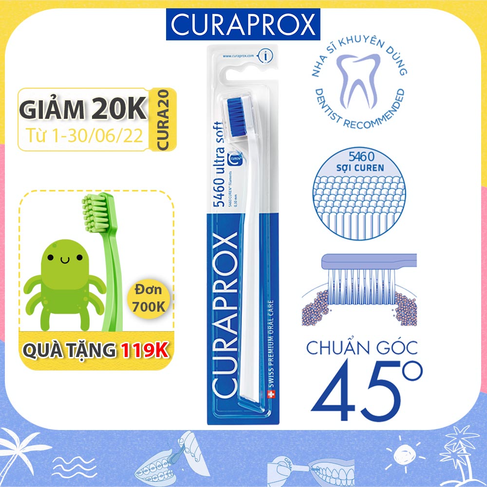 Bàn chải răng Curaprox CS 5460 Ultra Soft (Màu ngẫu nhiên)