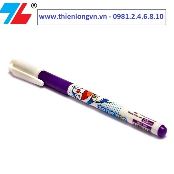 Combo 5 cây bút gel 0.5mm Thiên Long Doraemon GEL-012/DO