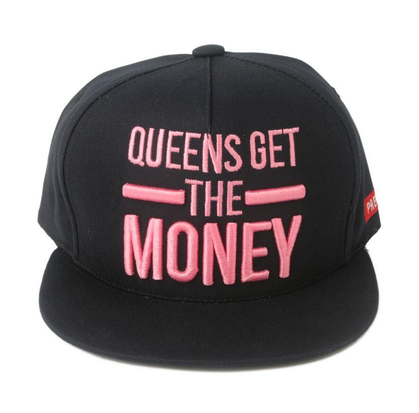 PREMI3R Mũ Snapback Nón Hiphop MONEY màu hải quân chữ hồng mũ lưỡi trai phong cách hàn quốc nón thương hiệu chính hãng