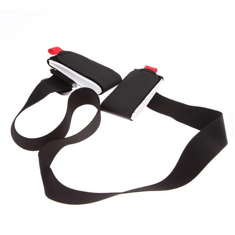 Black Ski Carrier Shoulder Lash Handle Binding Snowboard Straps Skiing Equipment