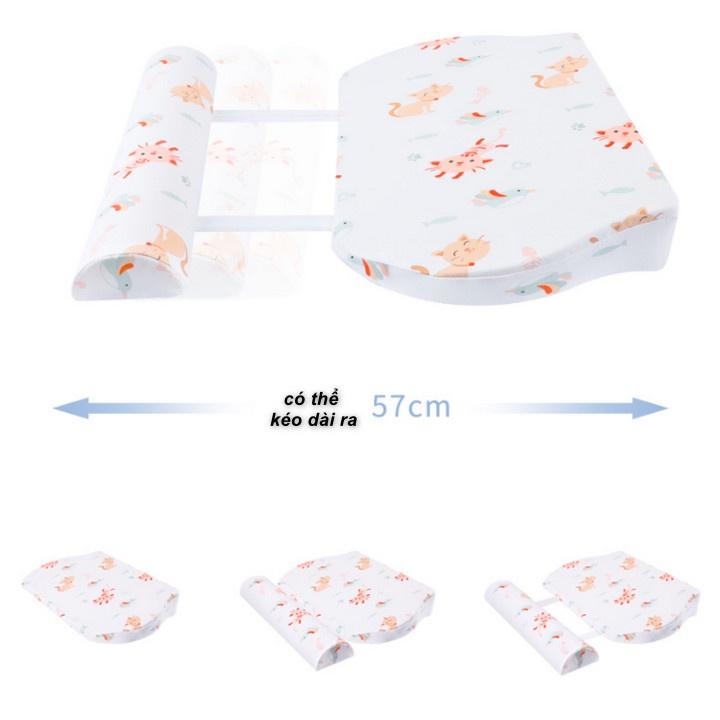 Đệm chống trào ngược cho trẻ sơ sinh, chống lật Cotton & Ergonomics - Home and Garden