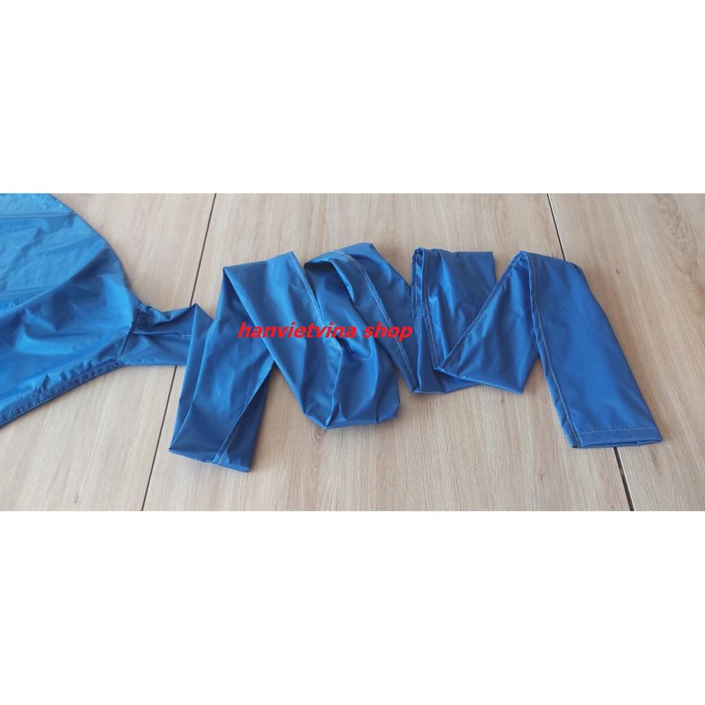 Áo bảo dưỡng máy lạnh- giá tận gốc - Xanh Bích không dây - vải dù chống thấm