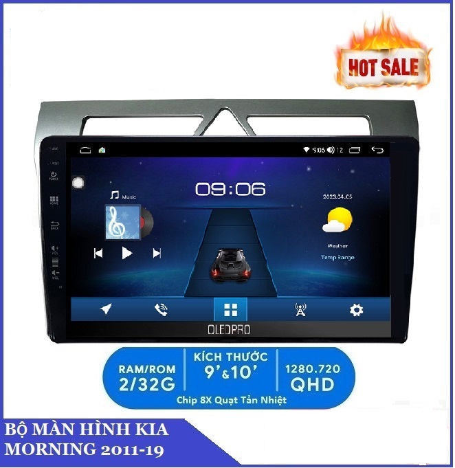 [HỖ TRỢ LẮP ĐẶT TẠI HÀ NỘI BỘ MÀN HÌNH DVD ANDROID Ô TÔ A.5 XE KIA MORNING 2011-2019  Bộ nhớ 2GB RAM+ 32GB ROM  KÈM MẶT DƯỠNG+JACK NGUỒN THEO XE 