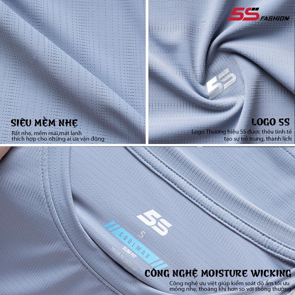 Áo Thun Nam ERIC 5S Chất Liệu Thoáng Mát, Co Giãn Tốt, Thấm Hút Mồ Hôi, Thoải Mái Vận Động