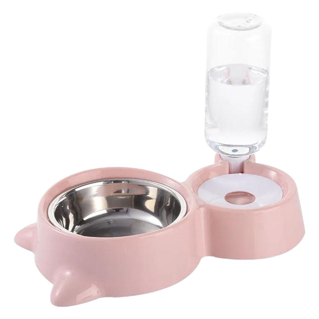 Durable  Cat Bowls Automatic  Pets Feeder Water Dispenser