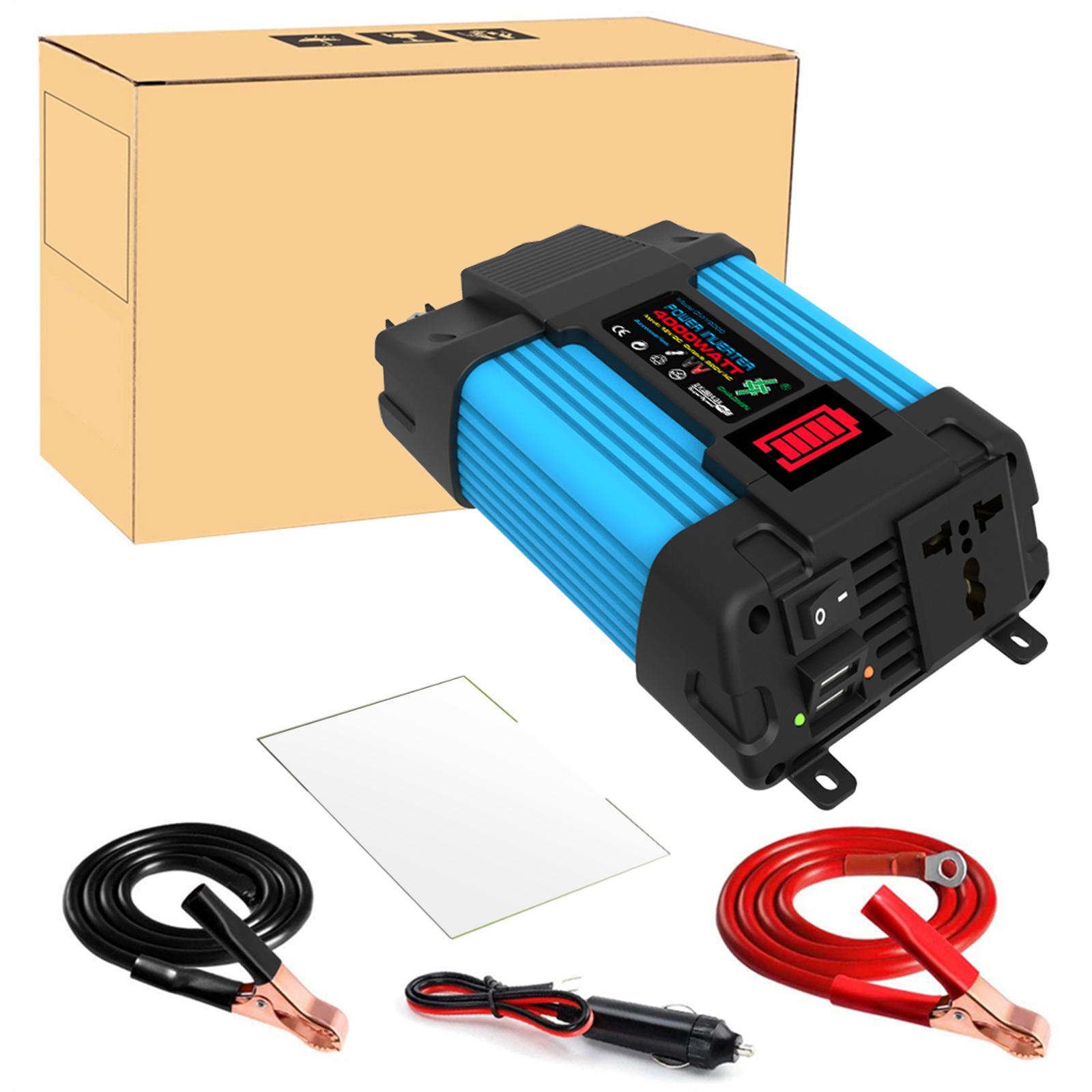 Car Power Inverter Car Plug Inverter Adapter with Cigarette Lighter Fit for Car Truck