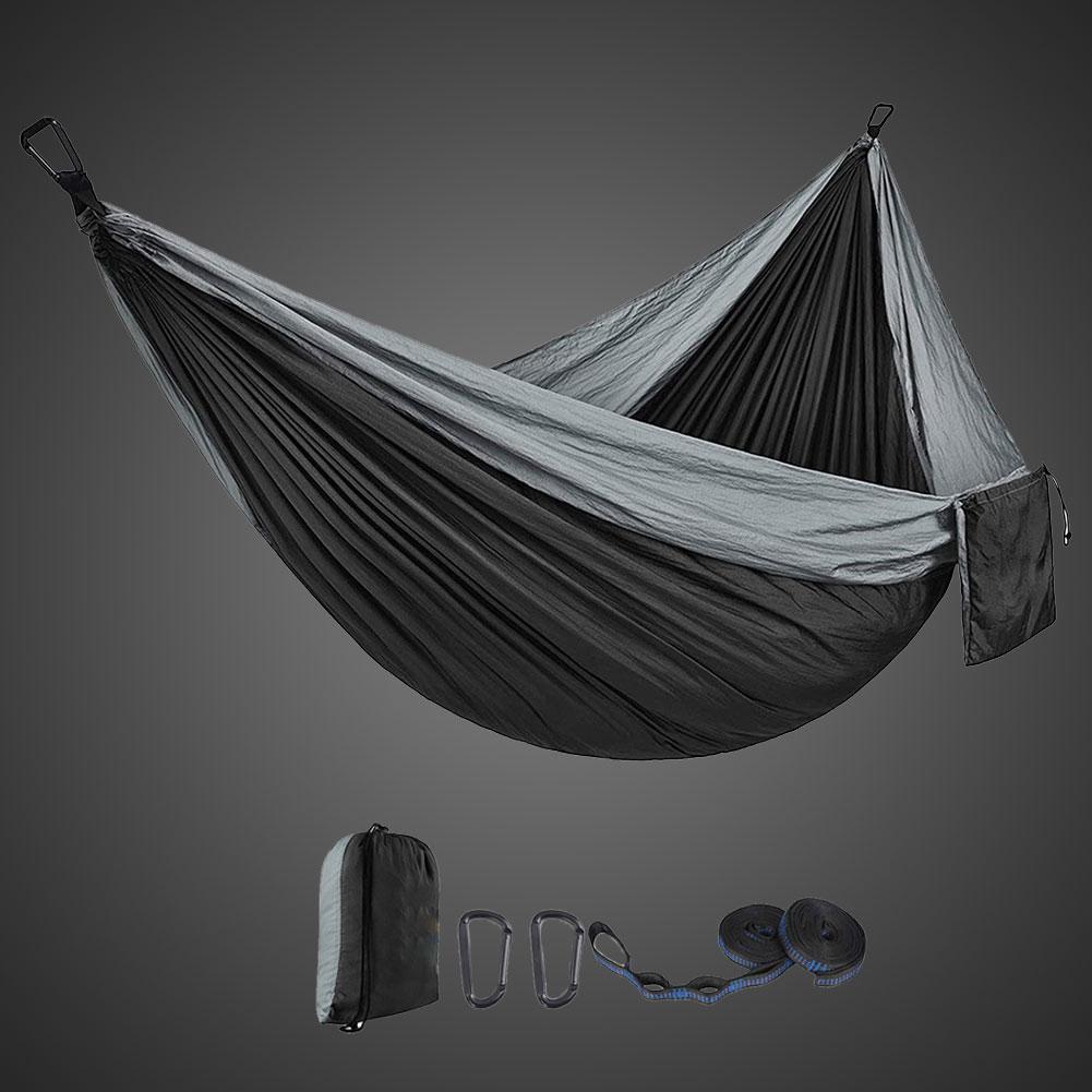 Di Động Thoáng Khí Ngoài Trời Trong Nhà Dễ Dàng Thiết Lập Chống Mòn Cắm Trại Võng Nhẹ Nylon Với Cây Dây Đeo Ba Lô