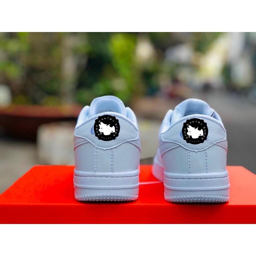 Giày sneaker nam và nữ, giày bata AF1 màu full trắng full box size 36 đến 44 SNAF1F1