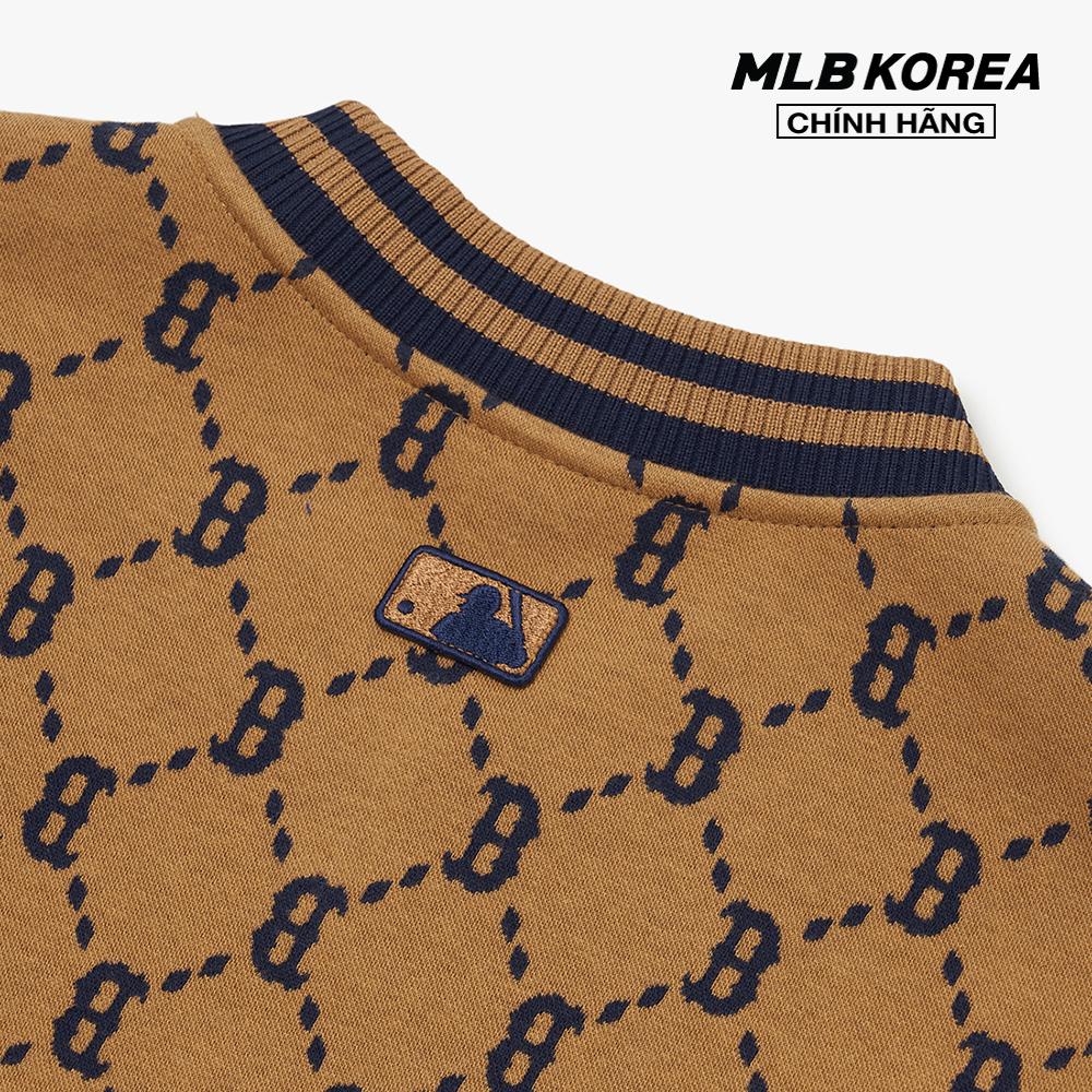 MLB - Áo sweatshirt tay dài phom suông Monogram 3AMTM0724