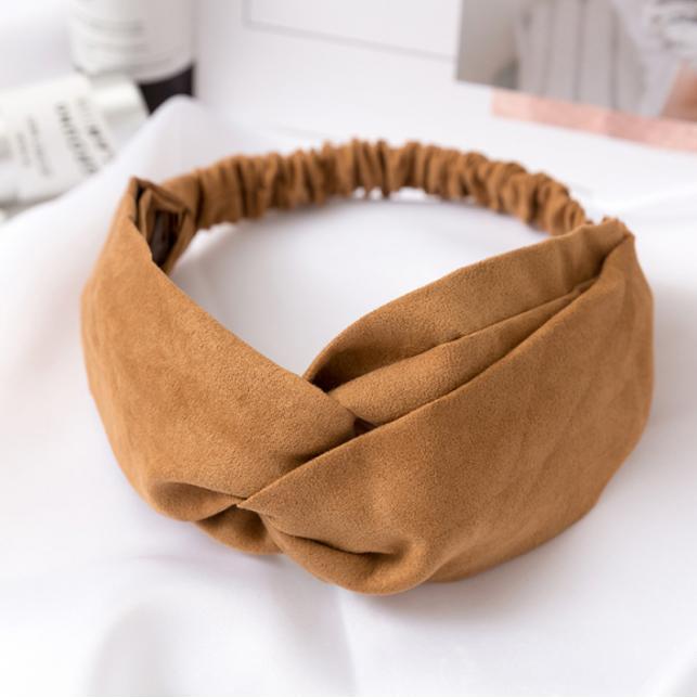 Băng đô turban giữ tóc bản to chất liệu cao cấp cho bạn gái TB07