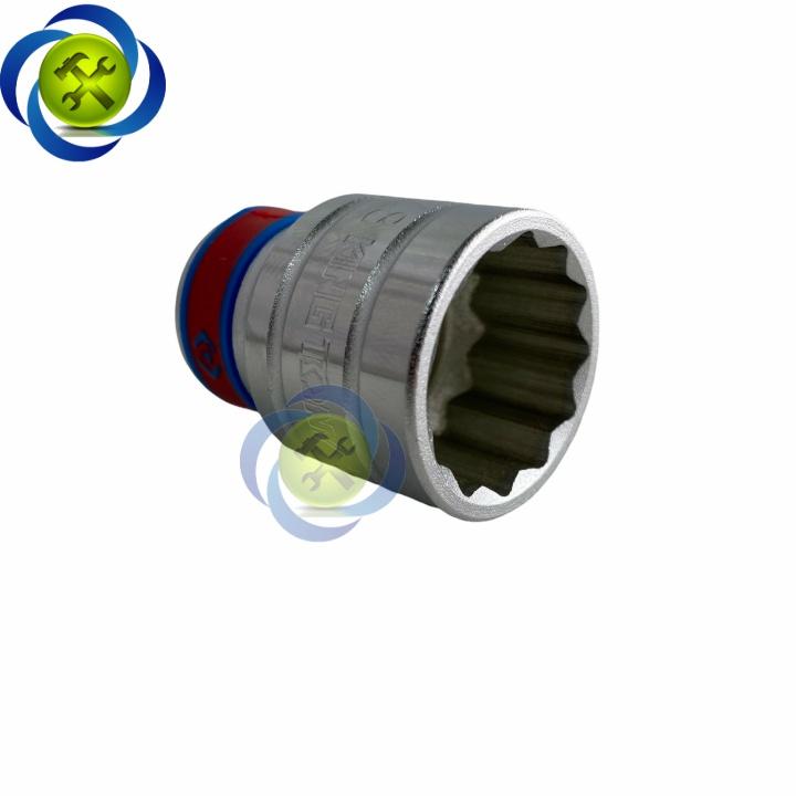 Tuýp 7/8 hệ inch 1/2 Kingtony 433028S loại ngắn 12 cạnh màu trắng 22.22mm