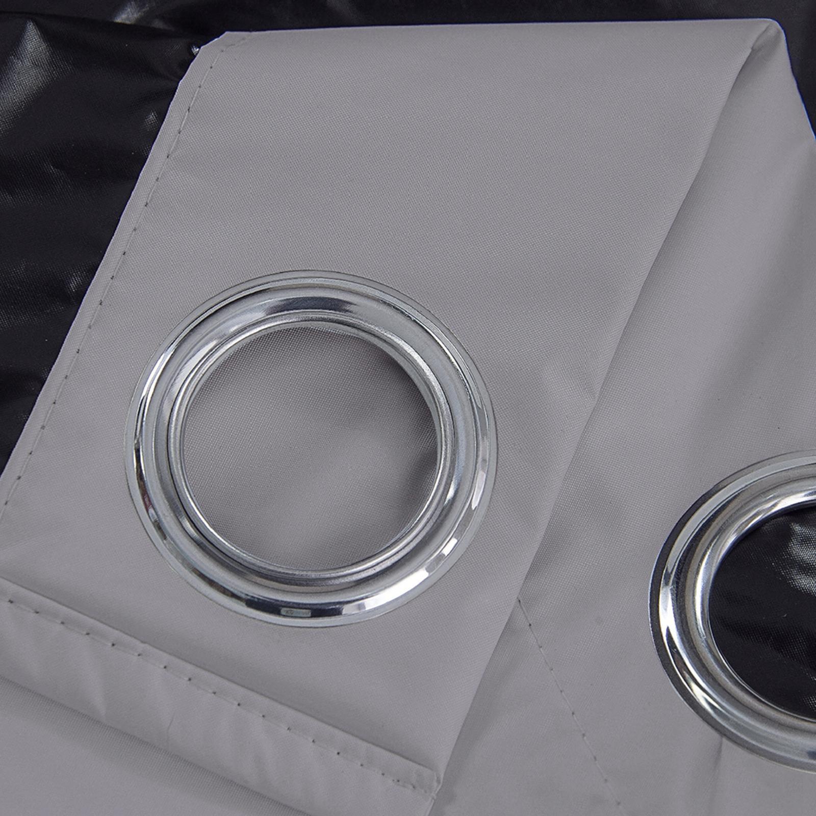 Grommets  and Bottom Outdoor Waterproof Curtain W54 x H84 in