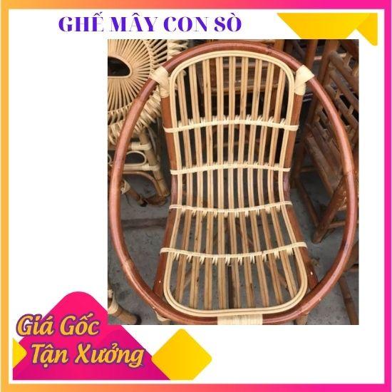 Ghế mây con sò dùng cho quán cà phê,ghế thư giãn có tay vịn