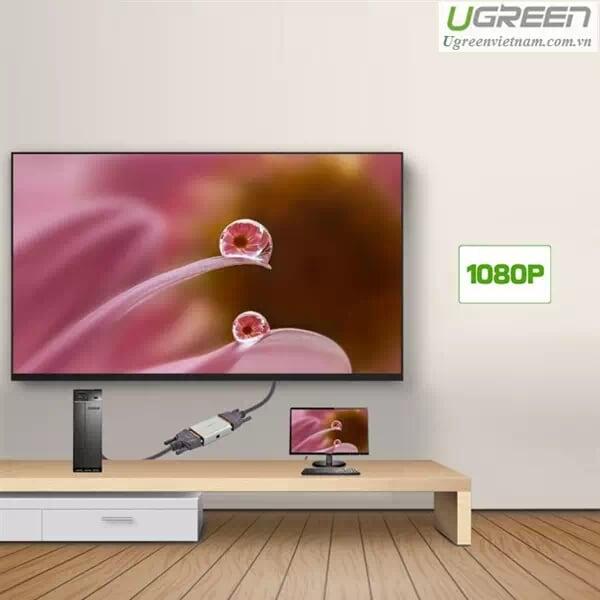 Ugreen UG4026640266TK Màu Xám Bộ khuếch đại tín hiệu DVI 24 + 5 cao cấ - HÀNG CHÍNH HÃNG