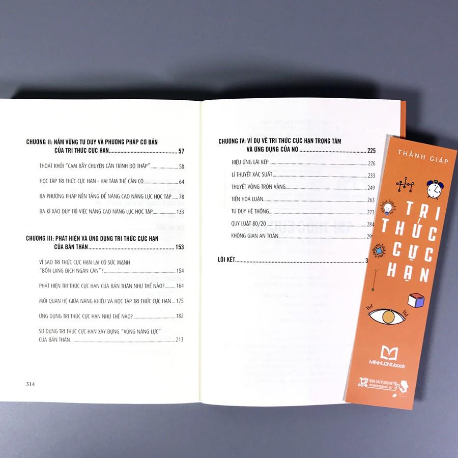 Sách - Tri Thức Cực Hạn - Tối Ưu Hóa Kĩ Năng Học Tập Và Quản Lí Tri Thức Cá Nhân (Kèm Bookmark)