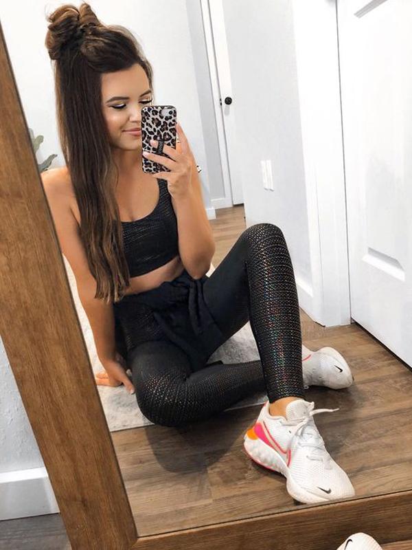 Quần Legging Nữ Booty Boost Active 7/8 Leggings, Metallic Mist - SIZE M/L