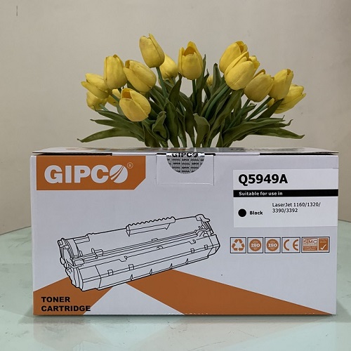 Hộp mực in chính hãng GIPCO Q5949A dùng cho máy HP LaserJet 1160/1320/3390/3392/CANON LBP3300