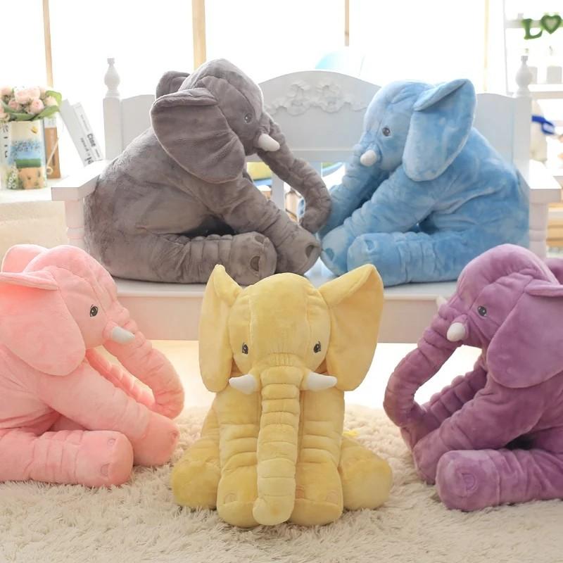 Hoạt Hình 40Cm Lớn Sang Trọng Tai Voi Đồ Chơi Trẻ Em Ngủ Đệm Lưng Nhồi Bông Gối Búp Bê Bé Món Quà Sinh Nhật Cho