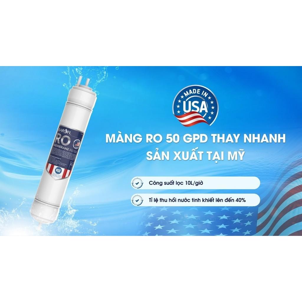 Máy lọc nước nóng lạnh RO Mỹ 10 lõi Karofi KAD-M59 - Giao trước lắp sau miễn phí toàn quốc - Bảo hành 36 tháng
