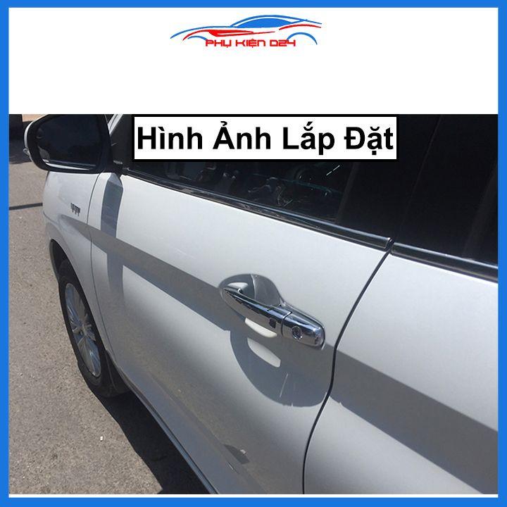 Bộ nẹp viền chân kính cong kính Ertiga 2019-2021 Inox sáng bóng chuẩn form xe