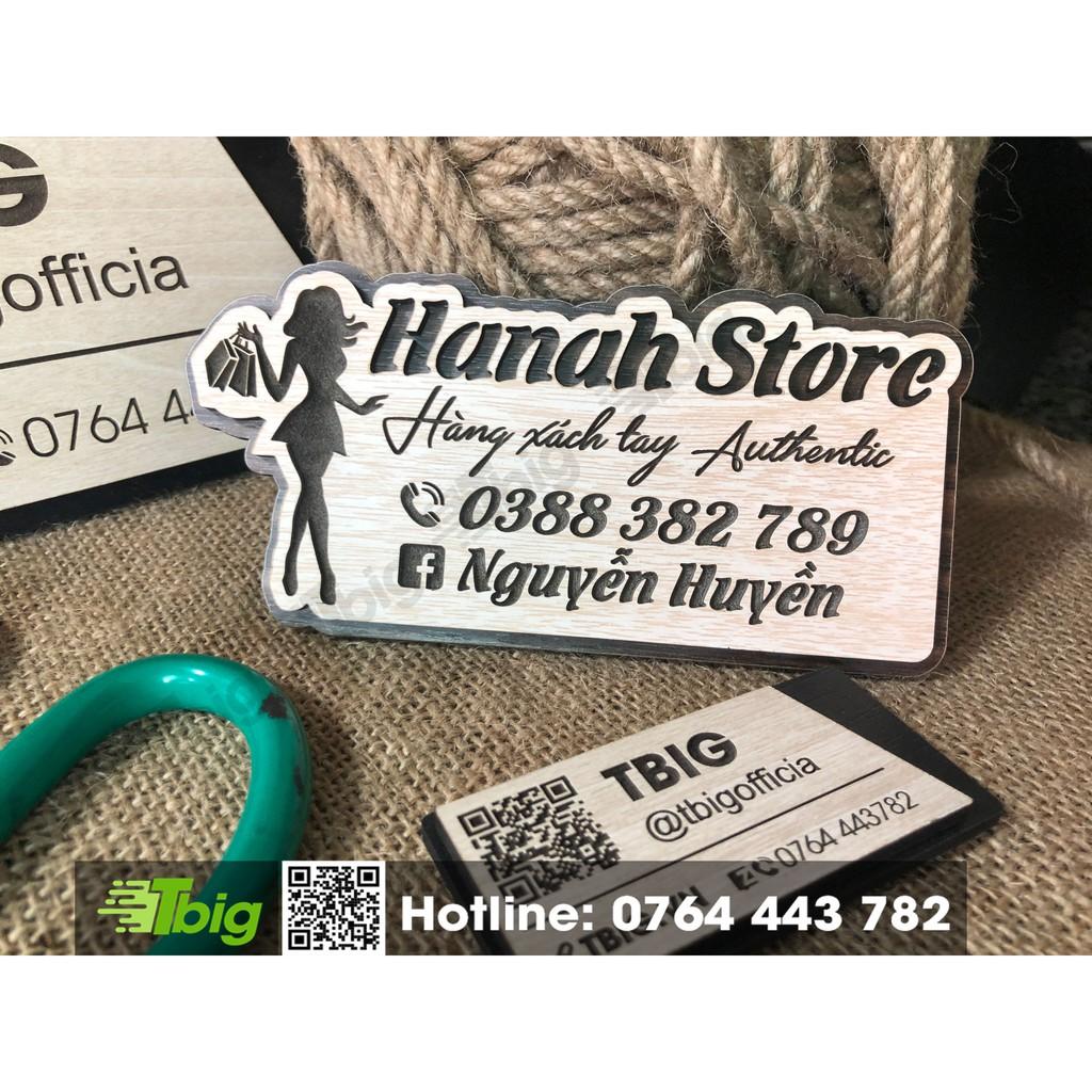 Bảng hiệu gỗ tên shop làm theo yêu cầu