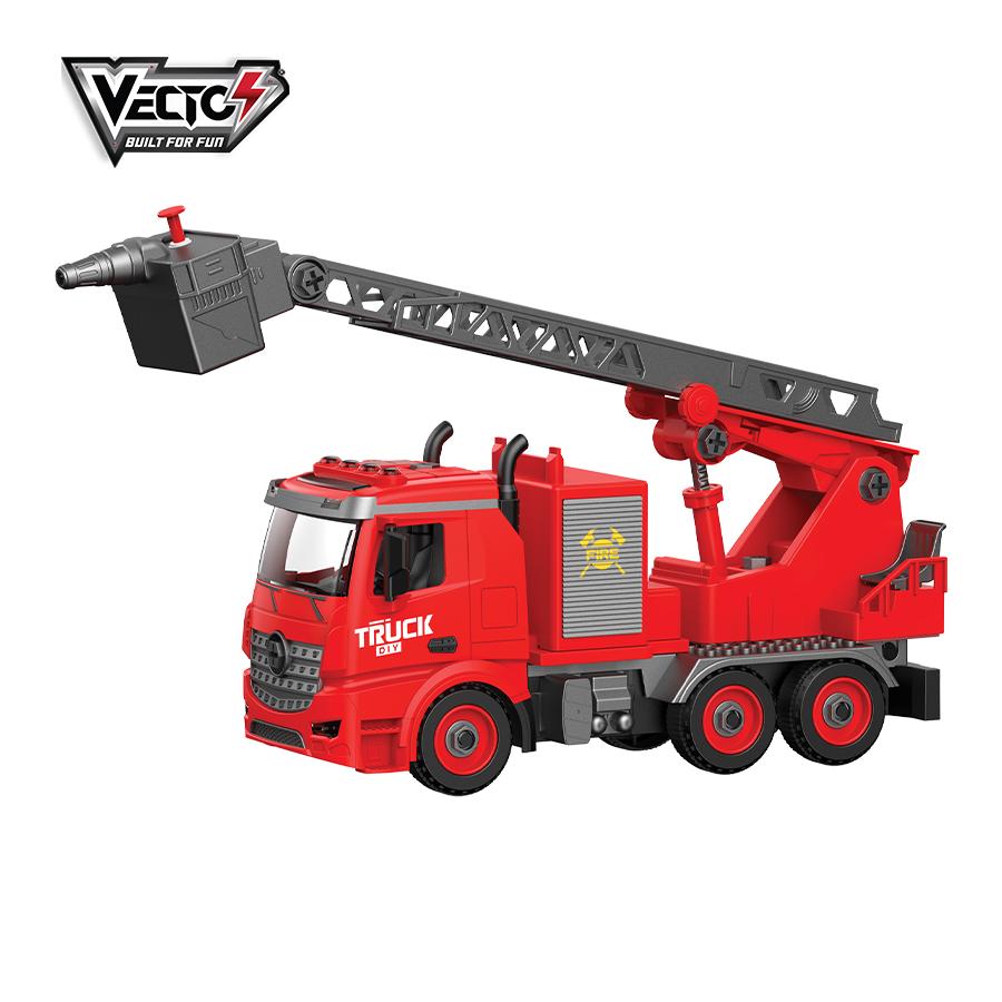 Đồ Chơi Lắp Ráp Vecto Diy Xe Cứu Hỏa VECTO VT9080B