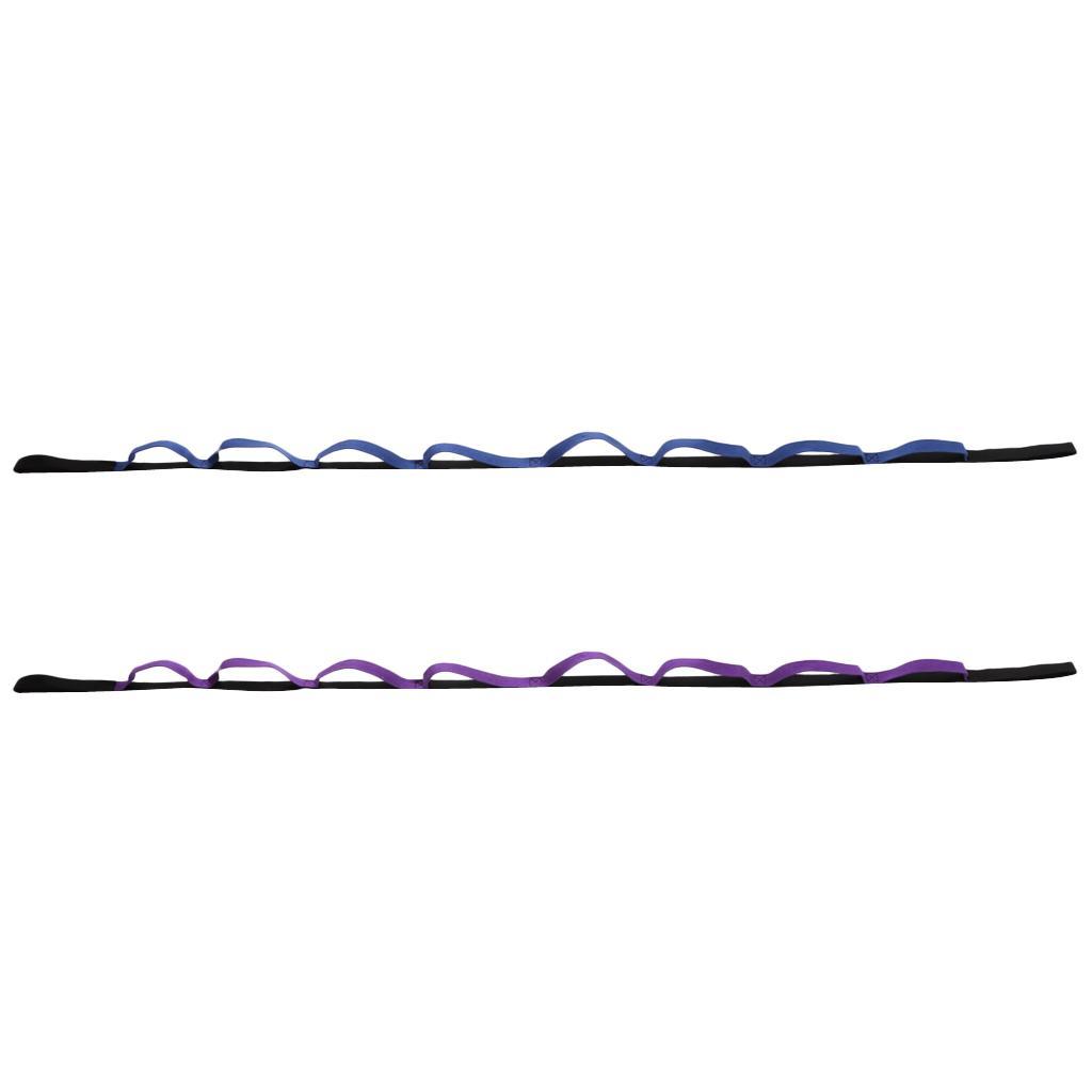 2 Pieces 200cm 8 Loops Yoga Daisy Chain Ropes Sling Straps for Hammock