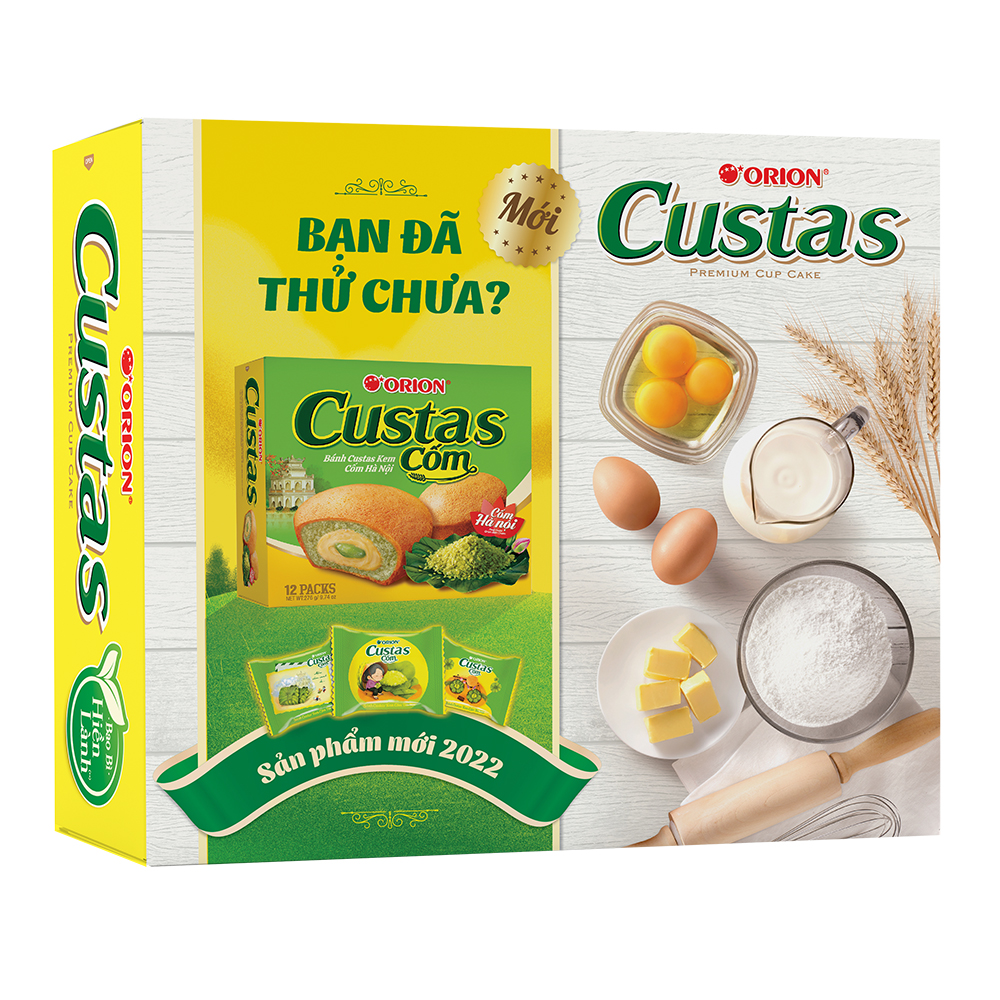 Bánh Custas Hộp 12 Cái