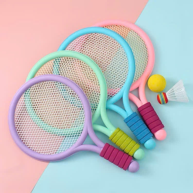 Bộ Đồ Chơi Thể Thao Vợt Cầu Lông 32cm, Vợt Tennis Trẻ Em, 1 Quả Bóng và Cầu Pickleball - HÀNG CHÍNH HÃNG MINIIN