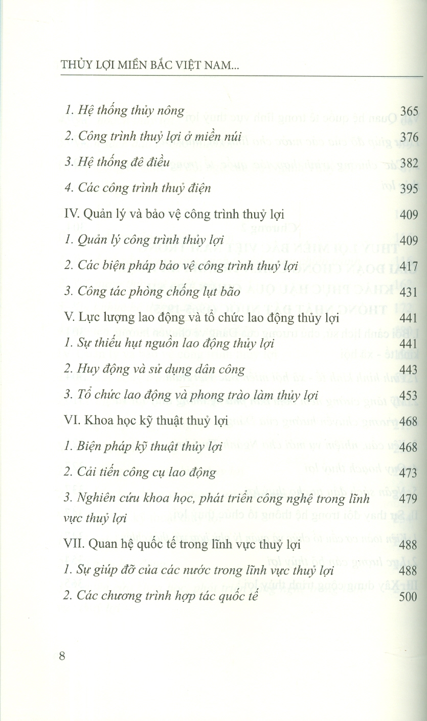 Thủy Lợi Miền Bắc Việt Nam (1954-1975) (Sách Chuyên Khảo)