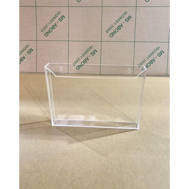 Acrylic Kệ checklist đựng tờ rơi treo tường mica, tặng kèm 2 miếng dán tường ,Acrylic