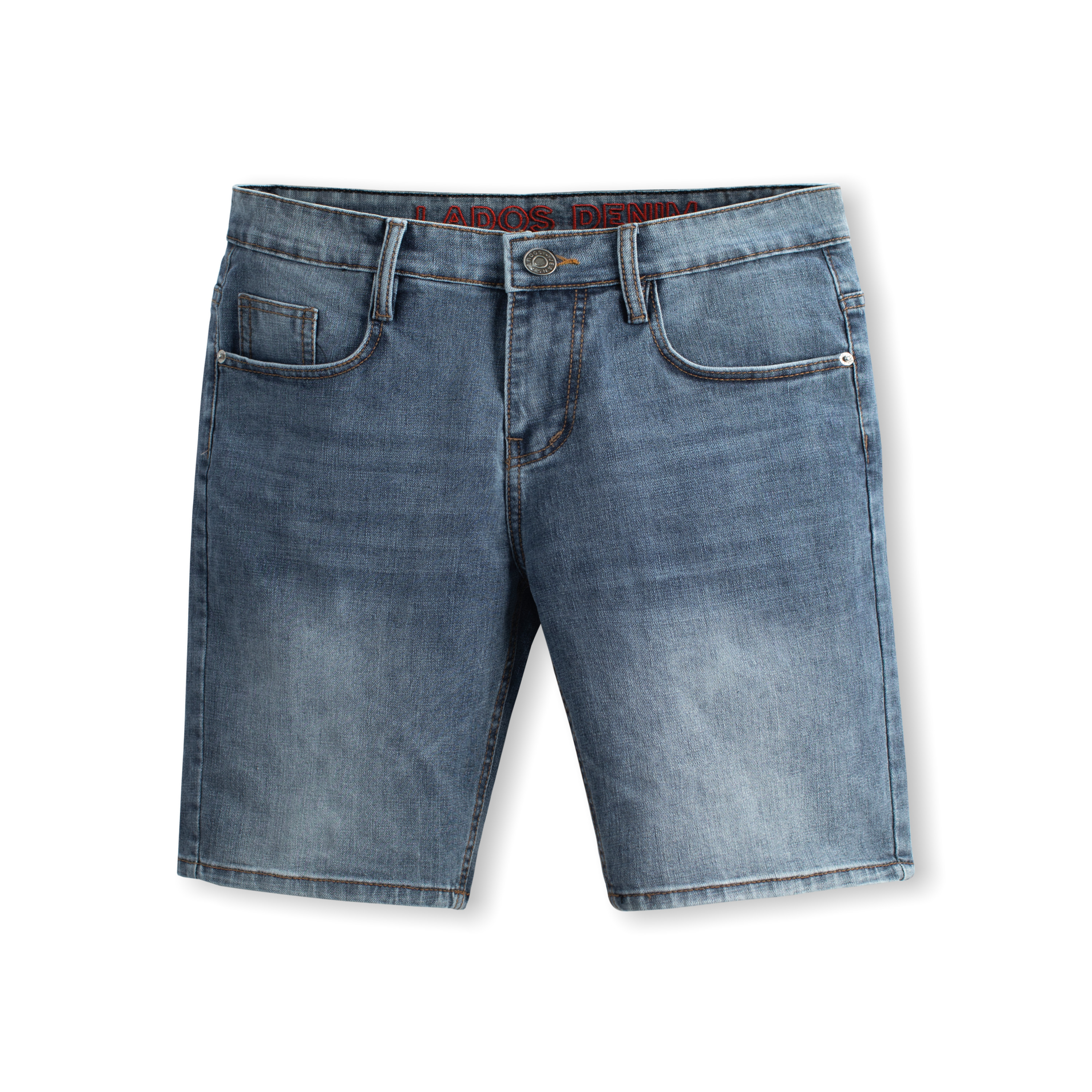 Quần short jeans nam cao cấp LADOS 4090 vải dày đẹp, không bay màu, năng động, dễ phối đồ