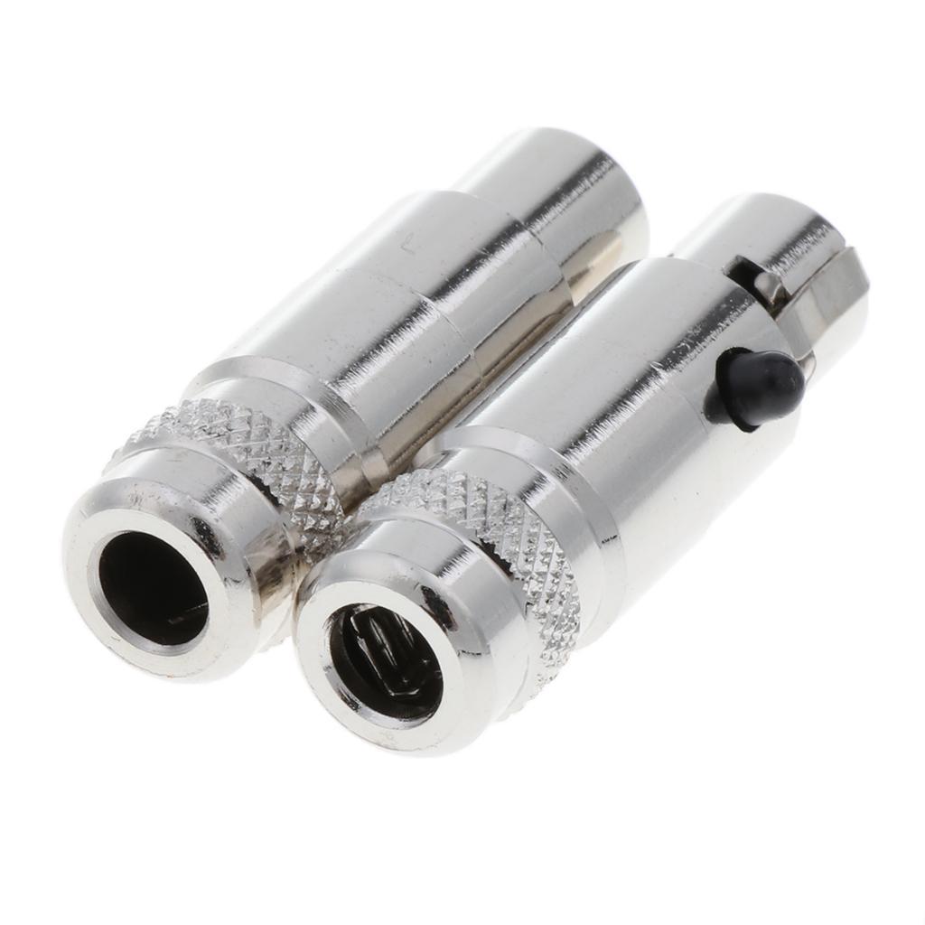 4 Pieces Gold Plated 5mm Mini 4Pin XLR Female Plugs Connectors Socket