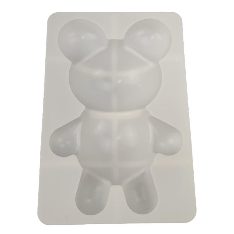 3D Gấu Bánh Hình Khuôn Mẫu Gấu Lớn Xà Phồng Silicon Fondant Chocolate Khuôn Làm Kem Bánh Sinh Nhật Khuôn Đảng Phụ Kiện Nhà Bếp