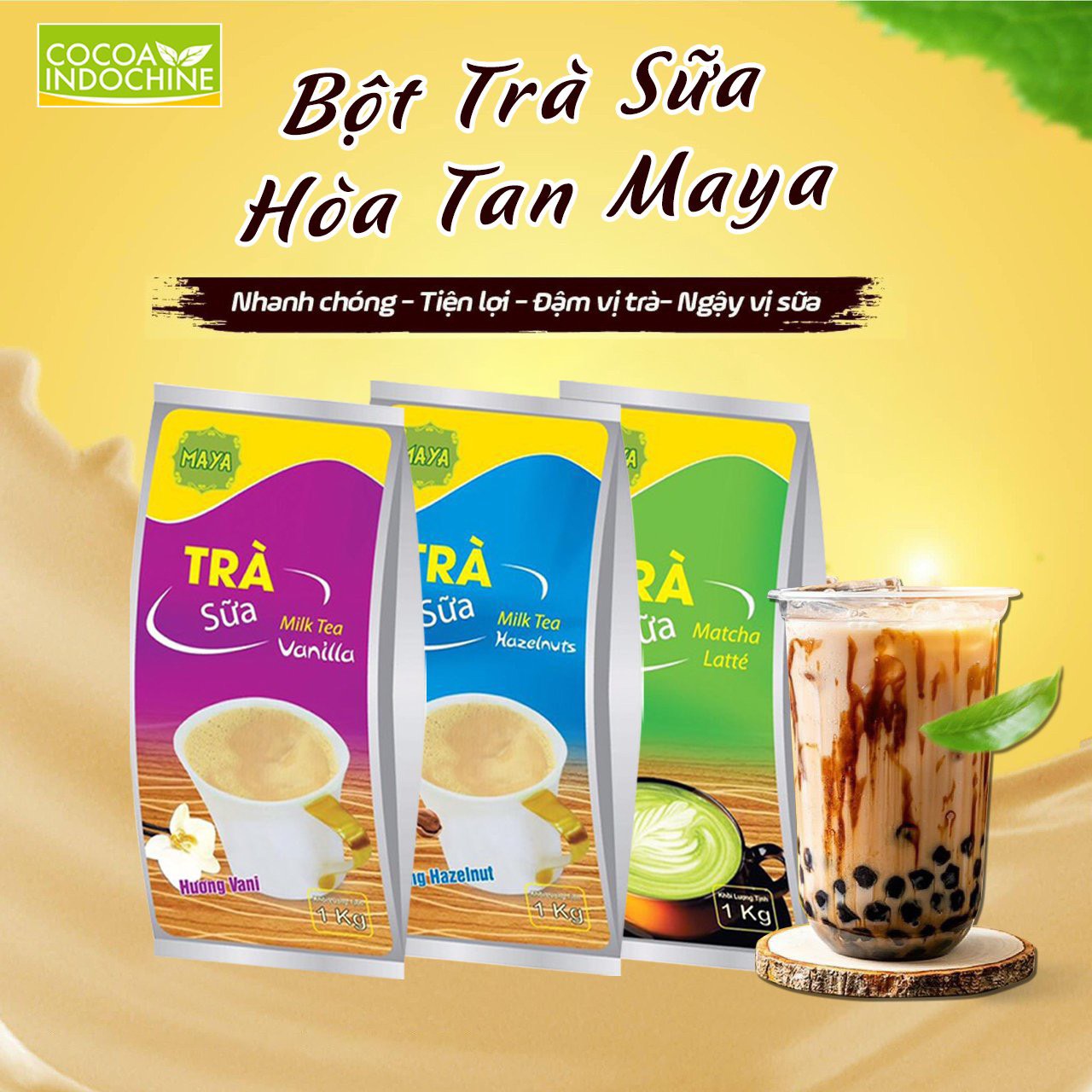 Trà sữa Maya Matcha Latte - Túi 1 kg