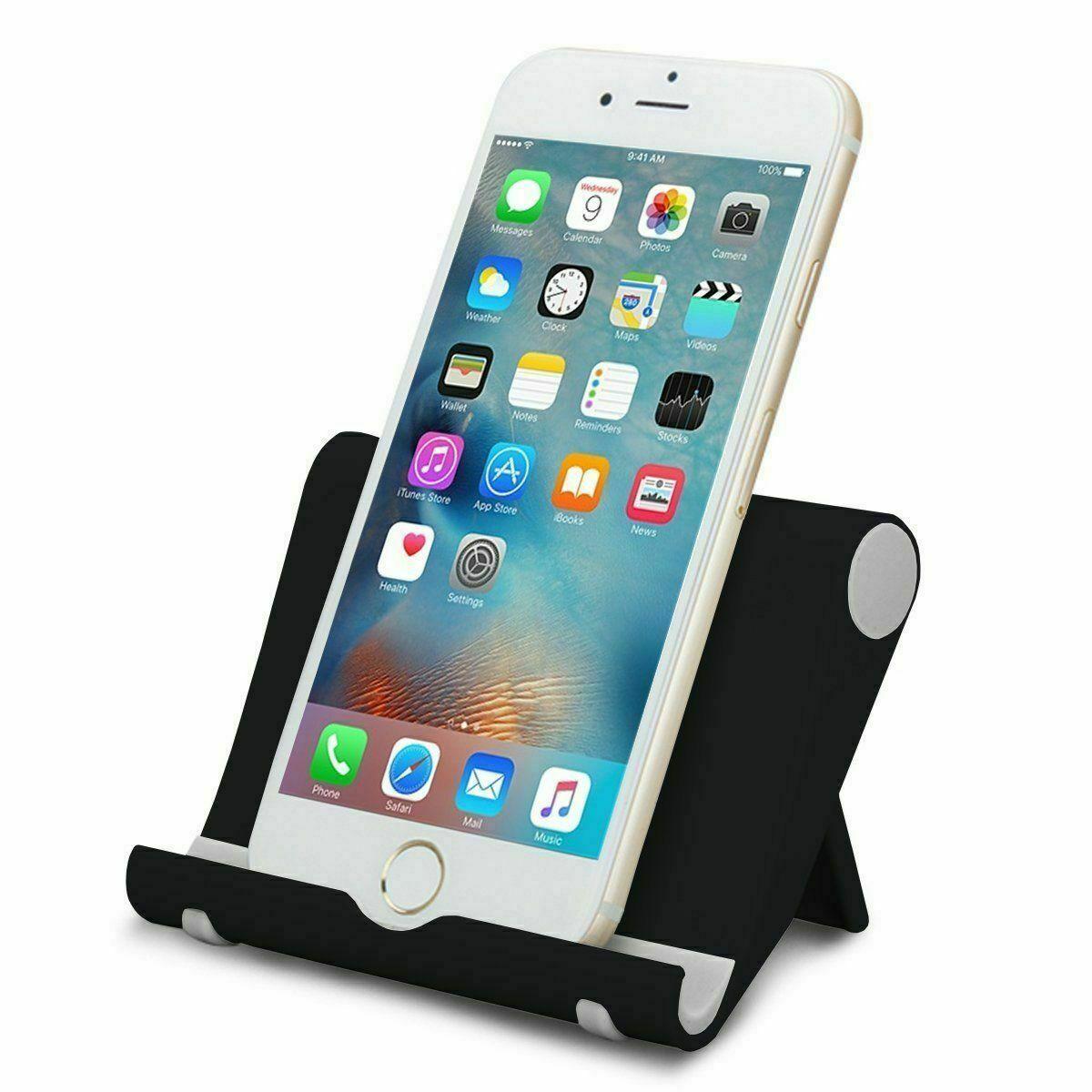 Folding Phone Tablet Holder Desktop Multifunctional Adjustable Mobile Phone Stand