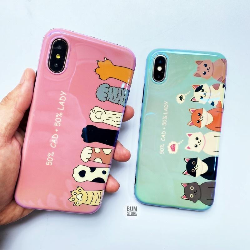 Ốp Lưng Dẻo In Phủ Bóng Nhiều Hoạ Tiết Cho Iphone Xsmax / Xs / X / 8 Plus / 7 Plus