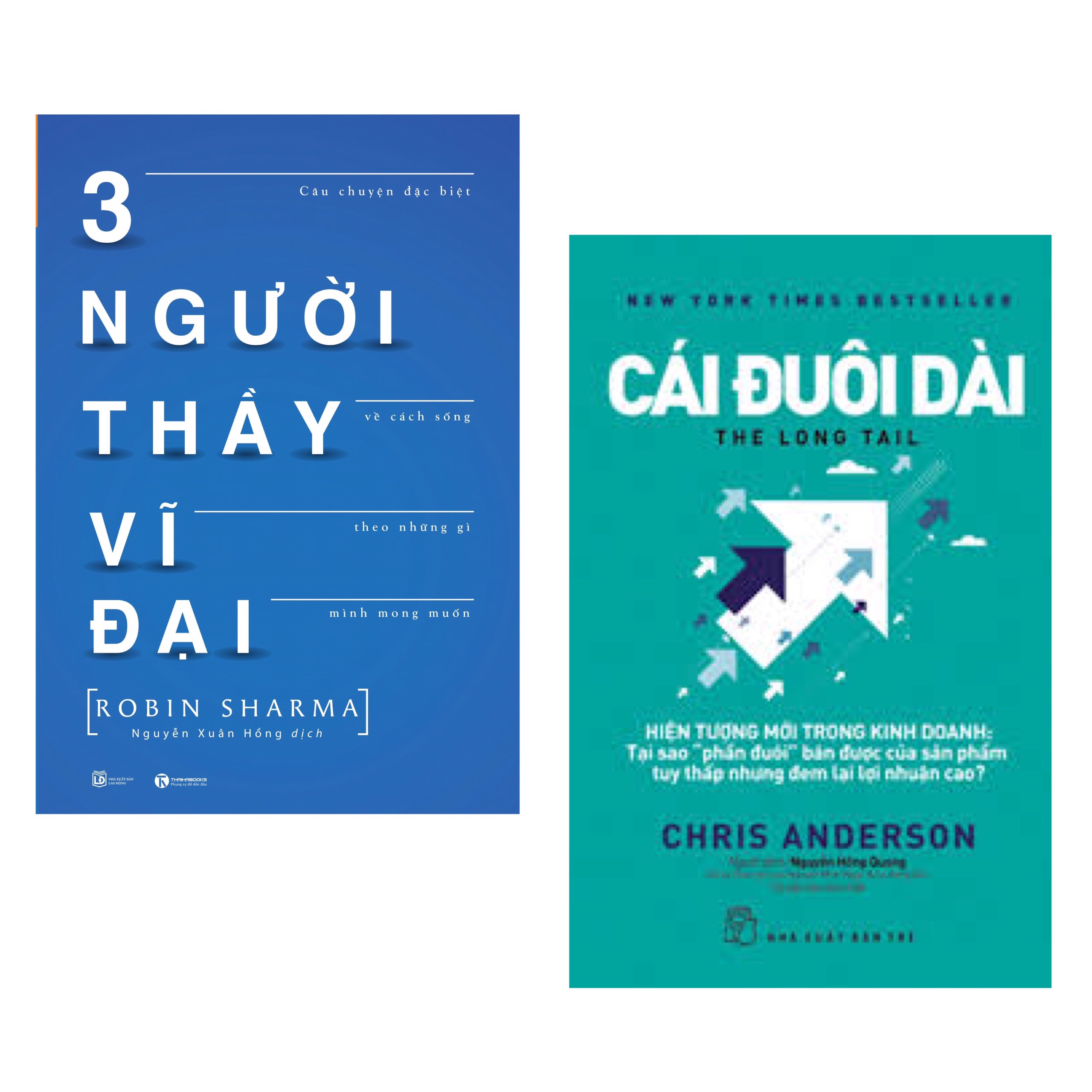 Combo 2 Cuốn Sách Tư Duy - Kỹ Năng Sống Bán Chạy : Ba Người Thầy Vĩ Đại + Cái Đuôi Dài (Tặng kèm Bookmark Happy Life / Cuốn Sách Thay Đổi Tư Duy Cho Các Bạn Trẻ)