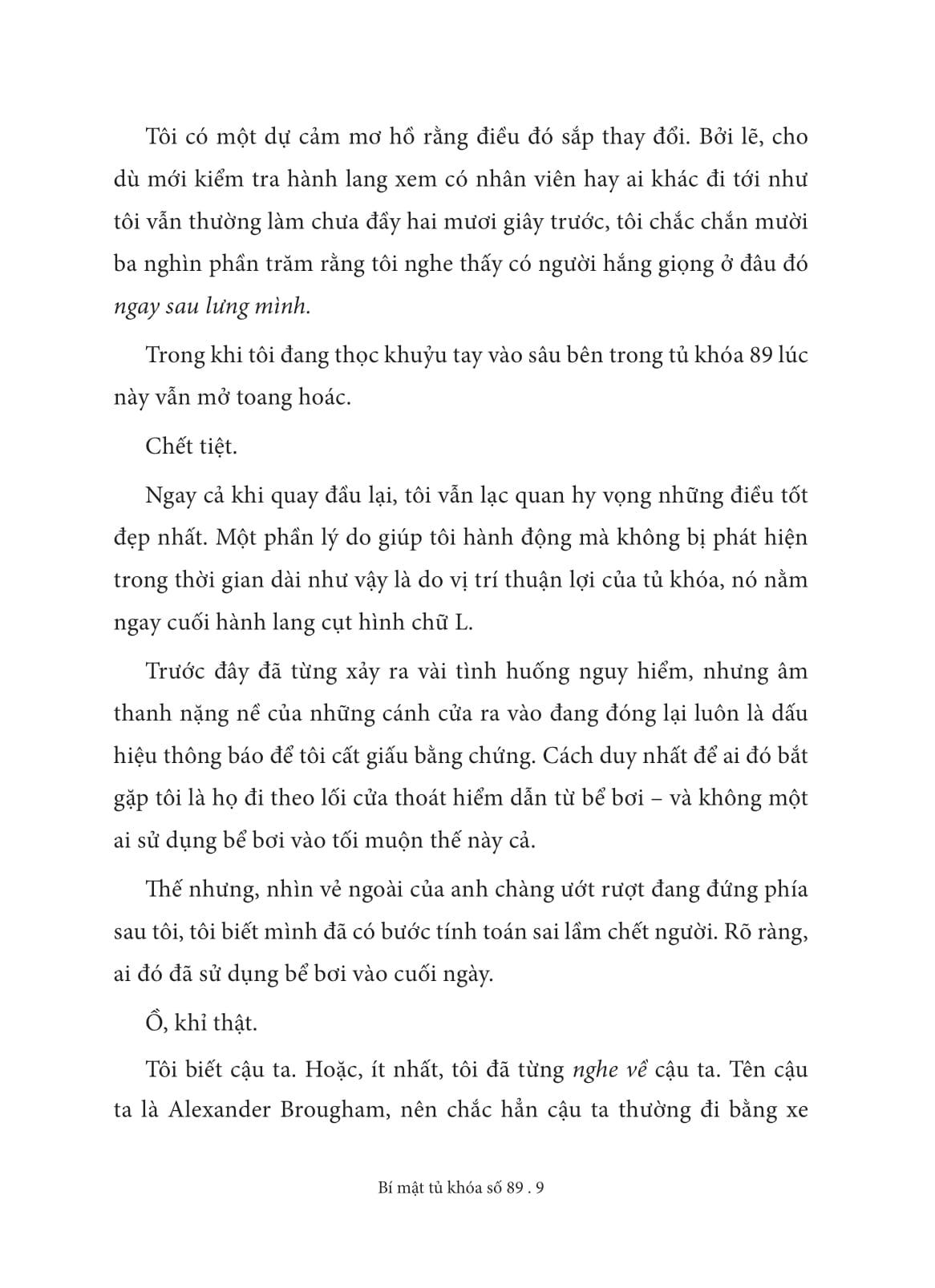 Bí Mật Tủ Khóa Số 89