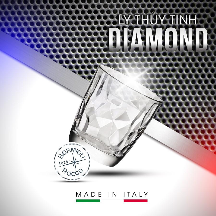 Bộ 6 Ly thủy tinh Diamond 30cl (Bormioli Rocco)- Hàng chính hãng