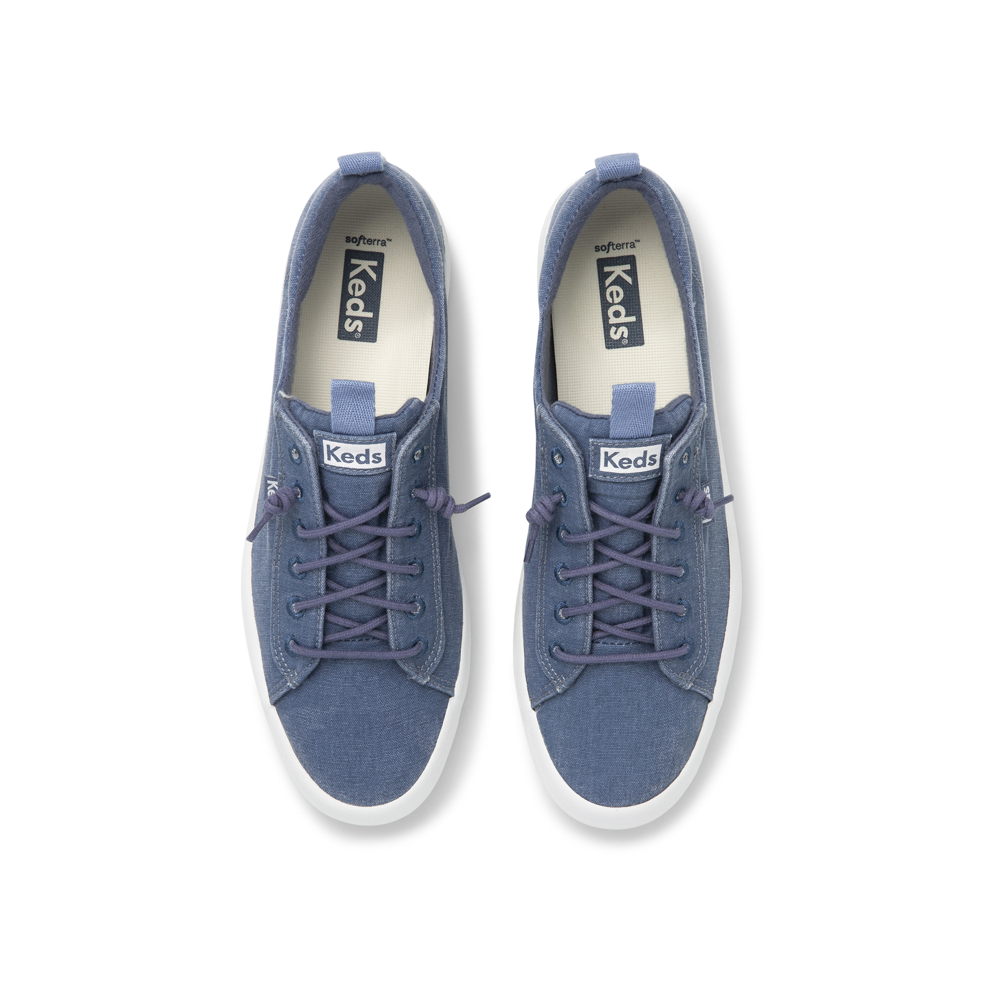 Giày Keds Nữ- Kickback Canvas Navy- KD065962