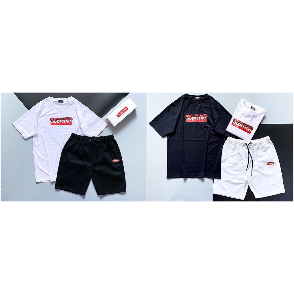 Áo Thun Nam Nữ Supreme Tay Lỡ Unisex