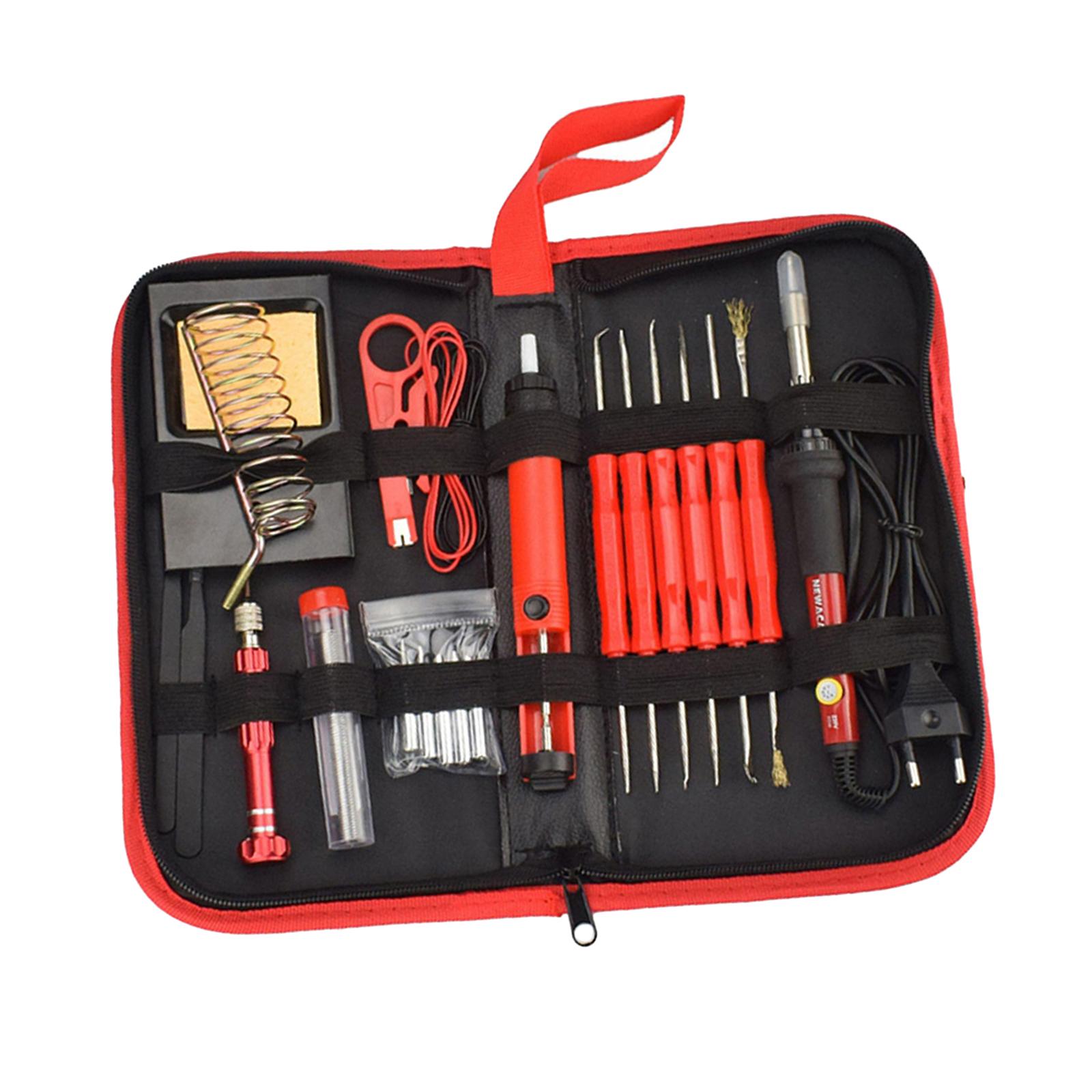 Electric Soldering Iron Gun Adjustable Temperature 60W Welding Tool 220V EU